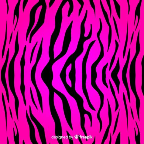 Free Vector | Pink tiger stripes background