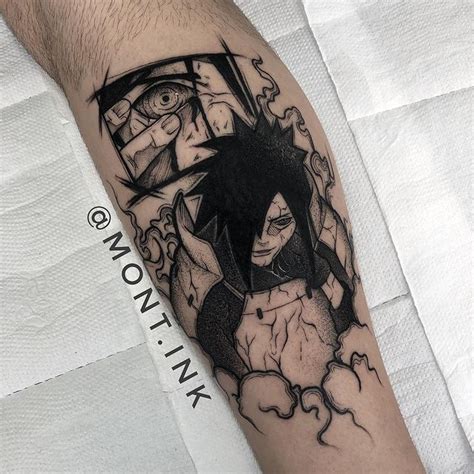 Uchiha Madara Tattoo Feita Por Mont Em Belo Horizonte Otaku Anime