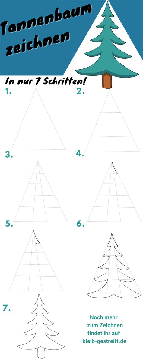 Zeichnen Zu Weihnachten Tannenbaum Zeichnen Ganz Einfach