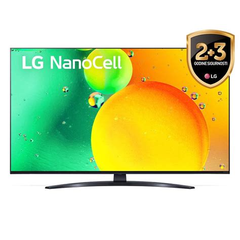 LG televizor LG Televizor 43NANO763QA 43", Smart, 4K UHD, NanoCell LCD ...