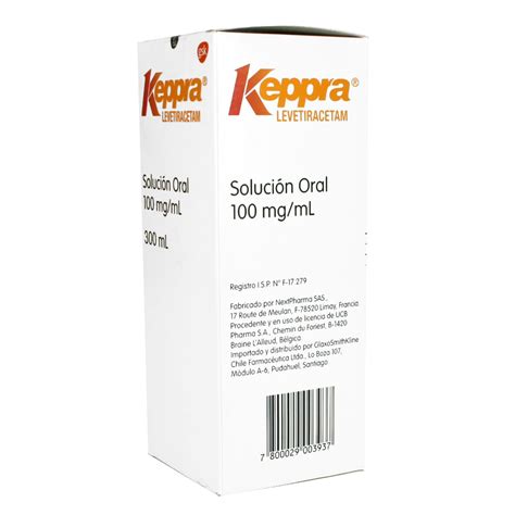 Keppra Levetiracetam Mg Ml Soluci N Oral Ml Cruz Verde