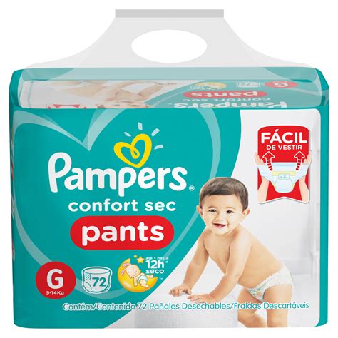 Fralda DescartÁvel Infantil Pants Pampers Confort Sec G Pacote 72