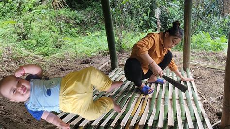 Single Mother Harvests Fruit To Sell Builds Her Own House Wall With