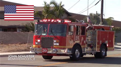 NEW ENGINE AIR HORN LACoFD Engine 20 Quint 20 And Squad 20