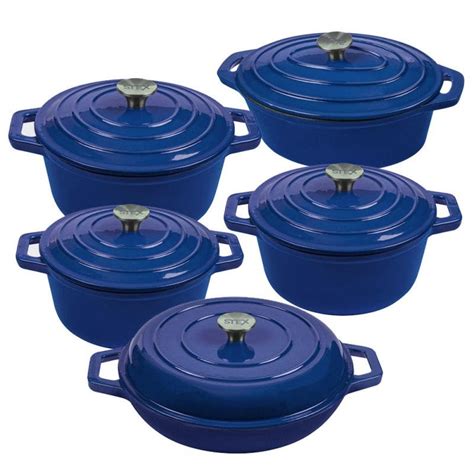 Jogo De Panelas Azul Stex Cookware Jogo De Panelas Azul Stex