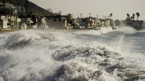 Dangerous Waves Hit California Coastline