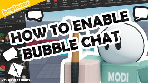 HOW TO ENABLE BUBBLE CHAT IN ROBLOX STUDIO YouTube