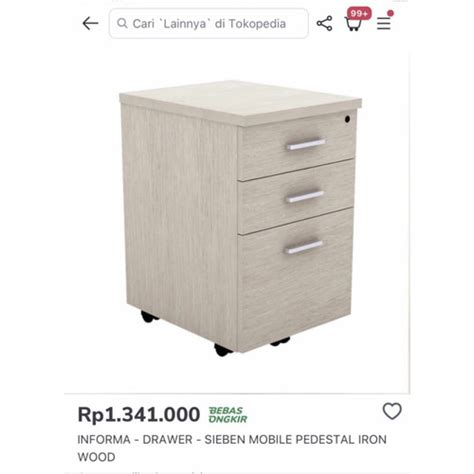 Jual Laci Dorong INFORMA SIEBEN MOBILE PEDESTAL Minimalis 40x49 Tinggi