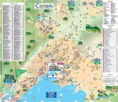 Cassis Tourist Map