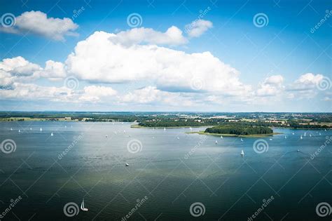 masurian lake district  poland aerial view stock image image