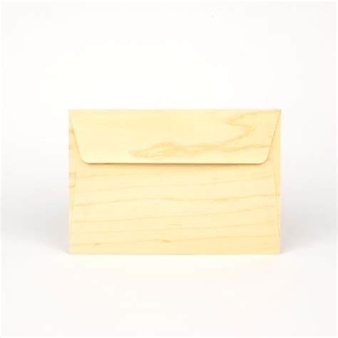 Enveloppe En Bois Rectangulaire Vierge Personnalisable Alann Marks