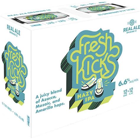 Real Ale Fresh Kicks Hazy IPA Beer 12 Oz Cans Shop Beer At H E B