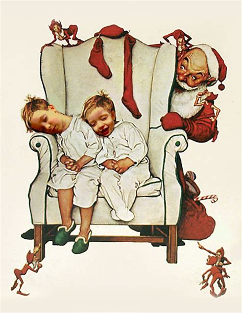 Norman Rockwell Christmas Paintings – Warehouse of Ideas