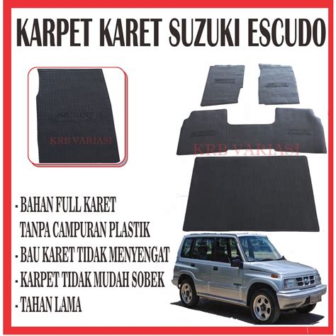 Jual Karpet Karet Karpet Lantai Suzuki Escudo Fullset Karpet Karet