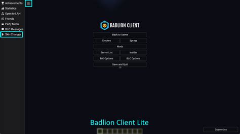 In Game Skin Changer Badlion Support Help Center For All Your Questions