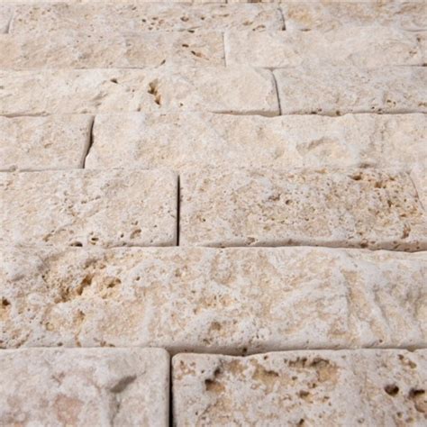 Travertine Splitface Tumbled Light Xflx Cm Mazzmar Stone