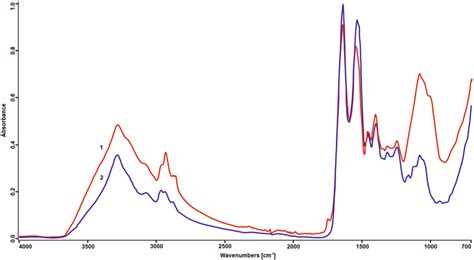 Atr Ftir Analysis Of The Dse 1 Spectrum Of The Dse 2 Spectrum Of