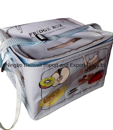 Promotional Insulated Non Woven Lunch Cooler Bag Box Picnic Bag And