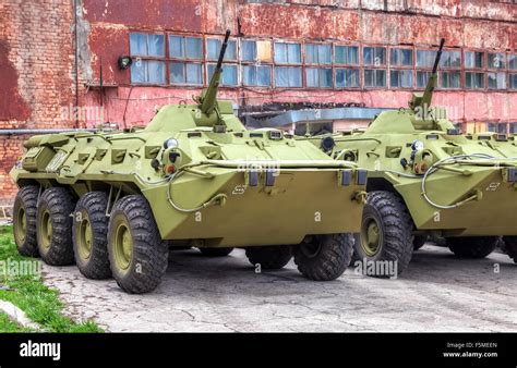 Russian Army BTR-80 wheeled armoured vehicle personnel carrier Stock ...