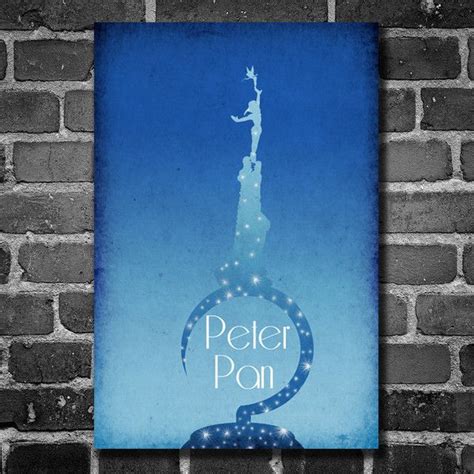 Disney Art Peter Pan Poster Movie Poster Disney Poster 11x17 Disney