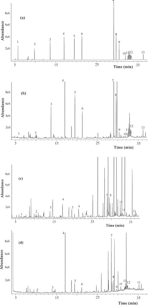 Gas Chromatographymass Spectrometry Gcms Chromatograms Full Scan Download Scientific