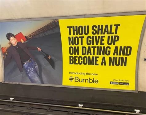 Bumble Apologizes For Billboards Mocking Celibacy As An Alternative To