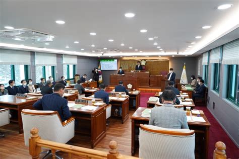 제316회 담양군의회 제2차 정례회 개회