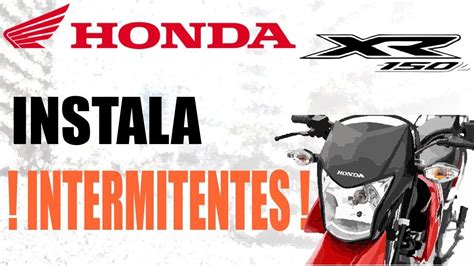 Honda Xr L C Mo Instalar Luces Intermitentes O Estacionarias En La