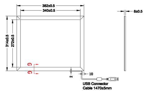 GT IR TK17 1 17 Inch Infrared Touch Screen TK Series 4 3 Square Screen