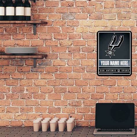 NBA San Antonio Spurs Personalized Custom Metal Parking Sign Wall Decor