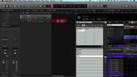 How To Record Maschine Audio Into Logic Pro X Maschine Masters