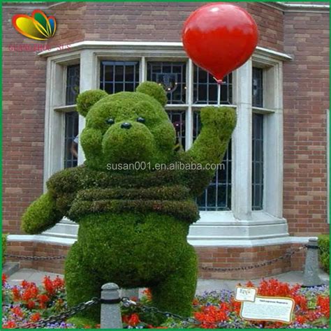 Garden Decoration Artificial Cartoon Topiary Animals Grass Animal ...