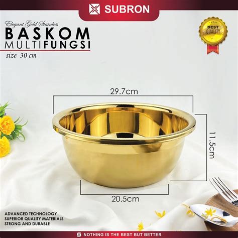 Rekomendasi Baskom Stainless Terbaik Harga Terjangkau