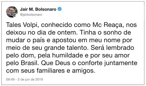 Saiba Quais Mortes Bolsonaro Lamentou Ou Ignorou Nas Redes