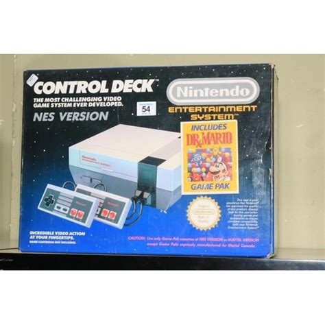 Nintendo Nes console with two controllers, in box. in United Kingdom