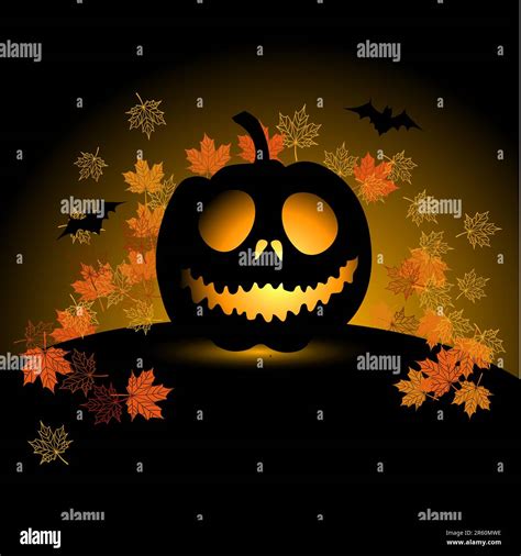 Halloween pumpkin illustration Stock Vector Image & Art - Alamy