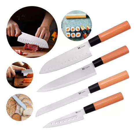 Facas Cozinha Santoku Inox Chef P O Legumes Estilo Japan