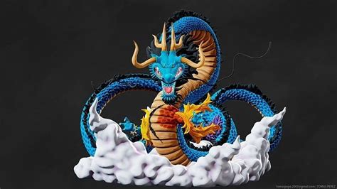 Kaido Dragon Figure 3D model 3D printable | CGTrader