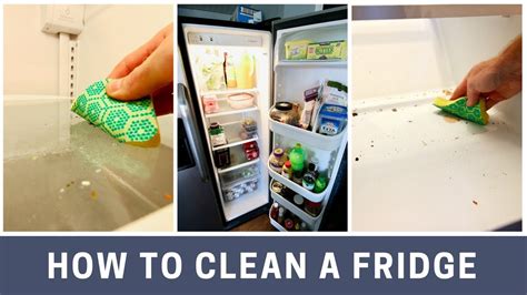 How To Clean A Fridge In Easy Steps Youtube