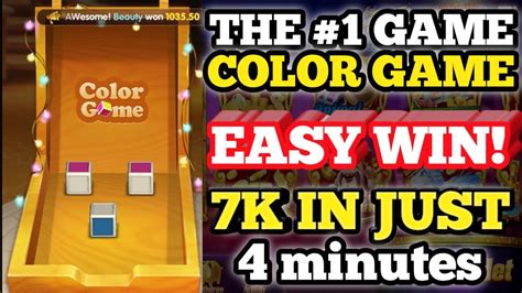 Color Game Tips Paano Manalo Sa Online Color Game Aurora Game Color Game Youtube