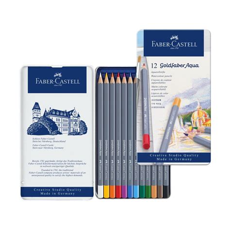 Faber Castell Goldfaber Aqua Watercolour Pencils Set Sitaram Stationers