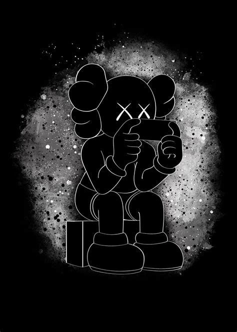 'Kaws' Poster, picture, metal print, paint by fay list.art | Displate