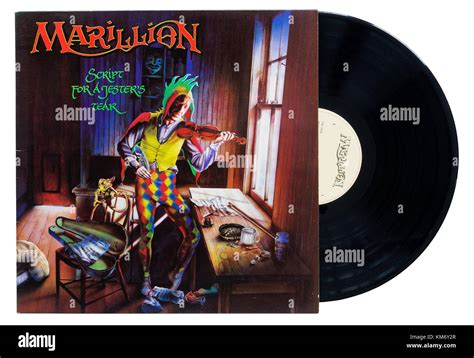 Marillion Script For A Jester S Tear Album Stock Photo Alamy