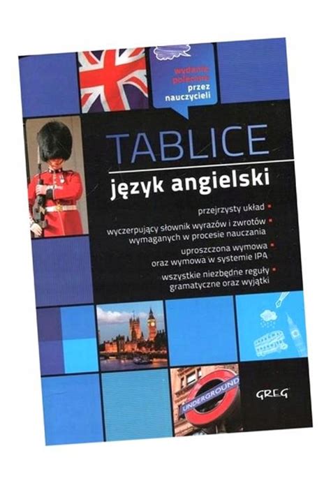 TABLICE JĘZYK ANGIELSKI 12697998473 Książka Allegro