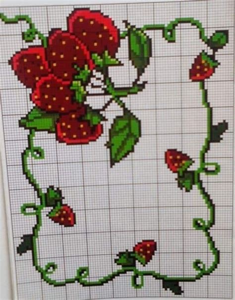 Cross Stitch Fruit Free Cross Stitch Charts Berta Gust Graphing