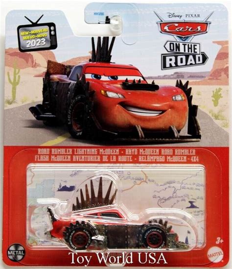 Disney Pixar Cars On The Road Series Road Rumbler Lightning