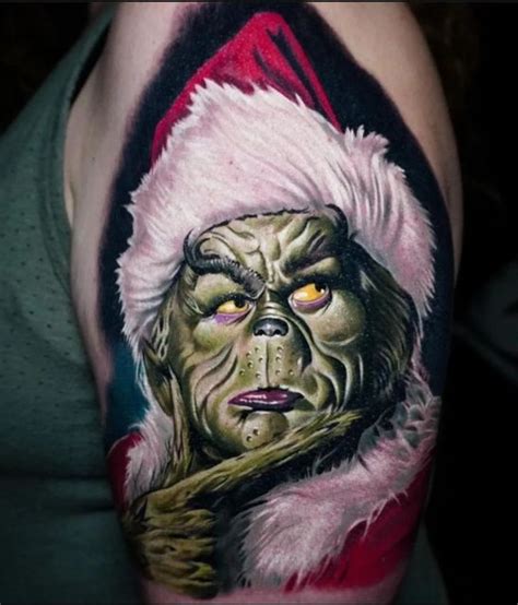 Whimsical Grinch Tattoo Ideas Capturing The Mischief And Charm