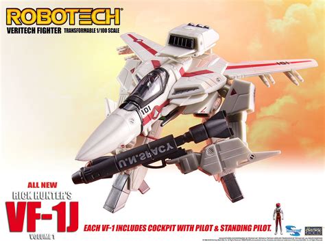 Robotech Vf 1 Transformable Veritech Fighter With Micronian Pilot