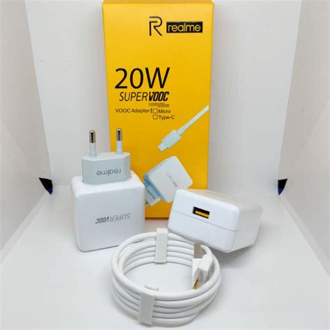 Jual Charger Realme A W Fast Charging Vooc Adapter Kabel Micro Usb