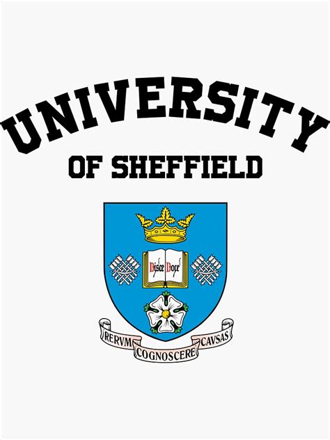 The University Of Sheffield Logo And Text Sticker For Sale By